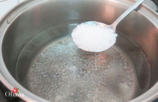 Cách nấu nha đam đường phèn ngọt mát - không bị đắng